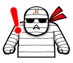 Mummyman ally of justice! sticker #3616803