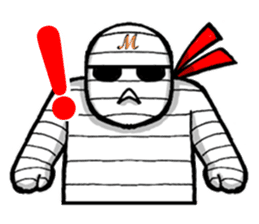 Mummyman ally of justice! sticker #3616803