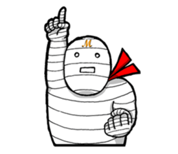 Mummyman ally of justice! sticker #3616806