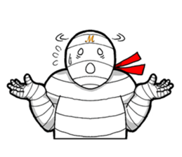 Mummyman ally of justice! sticker #3616809