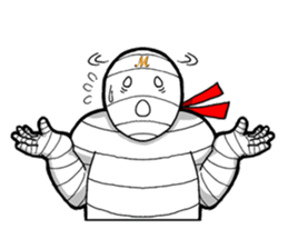 Mummyman ally of justice! sticker #3616809