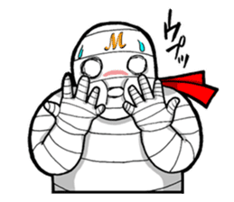 Mummyman ally of justice! sticker #3616817