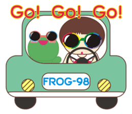 Frog is here (Part IV) sticker #3617032