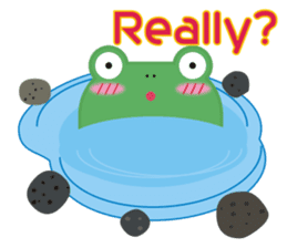 Frog is here (Part IV) sticker #3617041