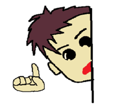 One day of the foppish man who wall sticker #3617506