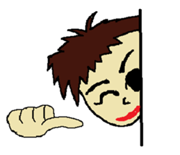 One day of the foppish man who wall sticker #3617508