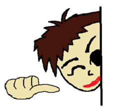 One day of the foppish man who wall sticker #3617508