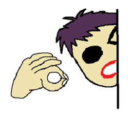 One day of the foppish man who wall sticker #3617509