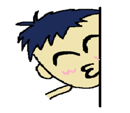 One day of the foppish man who wall sticker #3617515