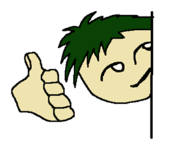 One day of the foppish man who wall sticker #3617518