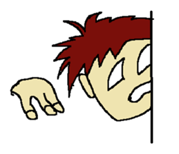 One day of the foppish man who wall sticker #3617519