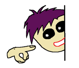 One day of the foppish man who wall sticker #3617520