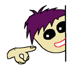 One day of the foppish man who wall sticker #3617520