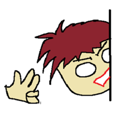 One day of the foppish man who wall sticker #3617521