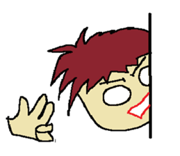 One day of the foppish man who wall sticker #3617521