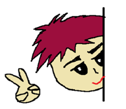 One day of the foppish man who wall sticker #3617522