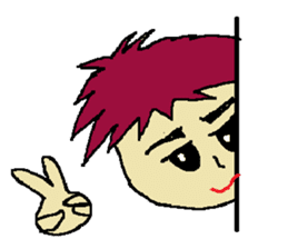 One day of the foppish man who wall sticker #3617522