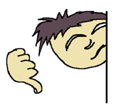 One day of the foppish man who wall sticker #3617524