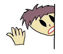 One day of the foppish man who wall sticker #3617525