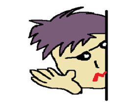 One day of the foppish man who wall sticker #3617528