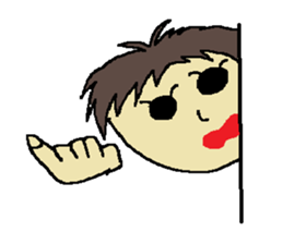 One day of the foppish man who wall sticker #3617529