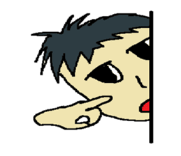 One day of the foppish man who wall sticker #3617531