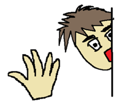 One day of the foppish man who wall sticker #3617535