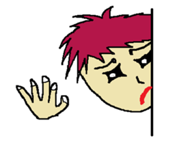 One day of the foppish man who wall sticker #3617536