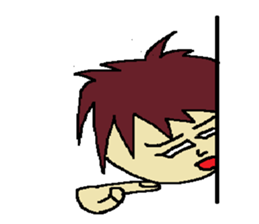 One day of the foppish man who wall sticker #3617540