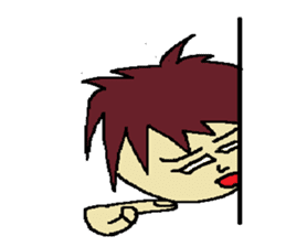 One day of the foppish man who wall sticker #3617540