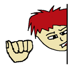 One day of the foppish man who wall sticker #3617541