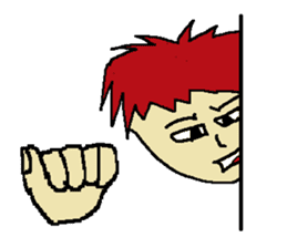 One day of the foppish man who wall sticker #3617541