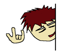 One day of the foppish man who wall sticker #3617544