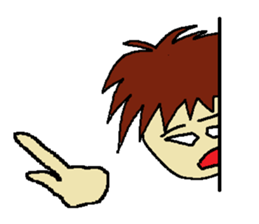 One day of the foppish man who wall sticker #3617545