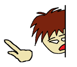 One day of the foppish man who wall sticker #3617545