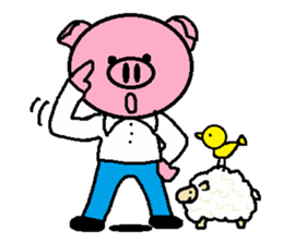 Ton-kun&Merry's sticker #3617748