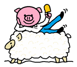 Ton-kun&Merry's sticker #3617753