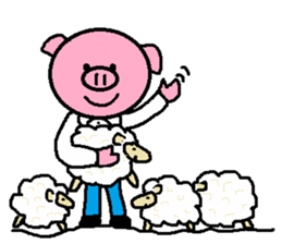 Ton-kun&Merry's sticker #3617759