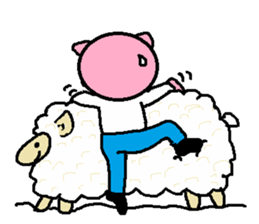 Ton-kun&Merry's sticker #3617762