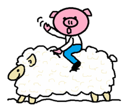 Ton-kun&Merry's sticker #3617763