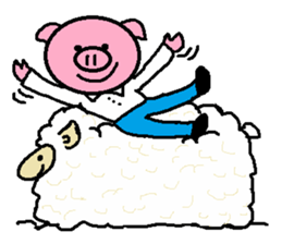 Ton-kun&Merry's sticker #3617764