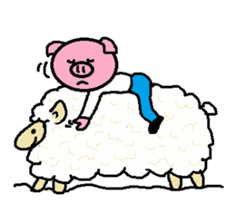 Ton-kun&Merry's sticker #3617765