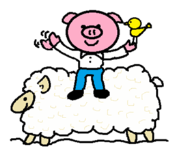 Ton-kun&Merry's sticker #3617767