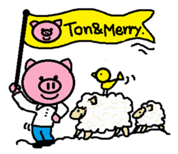 Ton-kun&Merry's sticker #3617770