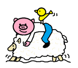 Ton-kun&Merry's sticker #3617771