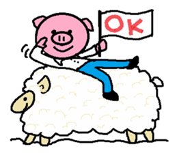 Ton-kun&Merry's sticker #3617772