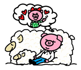 Ton-kun&Merry's sticker #3617775