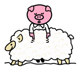 Ton-kun&Merry's sticker #3617776