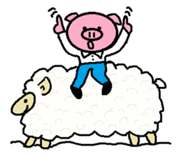 Ton-kun&Merry's sticker #3617777