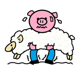 Ton-kun&Merry's sticker #3617779